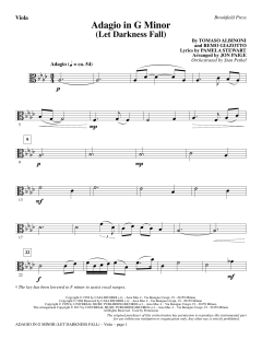 Adagio In G Minor von Tomaso Giovanni Albinoni (Download) 