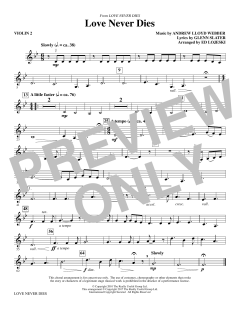 Love Never Dies von Andrew Lloyd Webber (Download) 