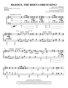 Rejoice, the Risen Lord Is King! von Charles Wesley (Download) 