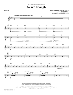 Never Enough von Benj Pasek (Download) 