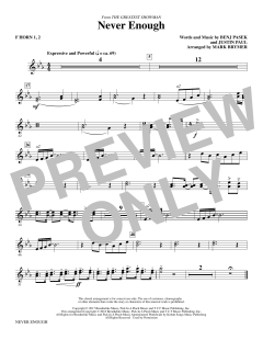 Never Enough von Benj Pasek (Download) 