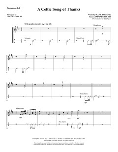 A Celtic Song of Thanks (Download) 