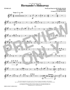 Hernando's Hideaway von Richard Adler (Download) 