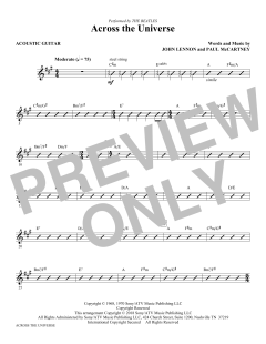 Across the Universe von The Beatles (Download) 