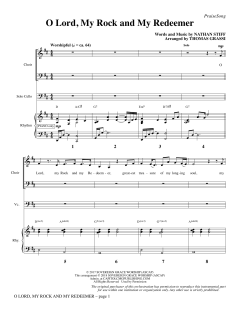 O Lord, My Rock and My Redeemer (Download) 