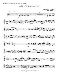 In Te Domine Speravi von Dietrich Buxtehude (Download) 