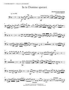 In Te Domine Speravi von Dietrich Buxtehude (Download) 