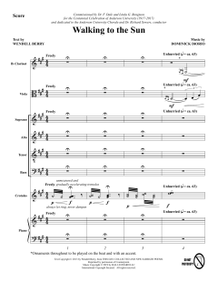 Walking to the Sun von Dominick DiOrio (Download) 