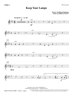 Keep Your Lamps von John Leavitt (Download) 