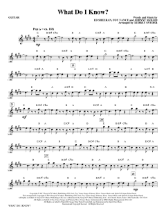 What Do I Know? von Ed Sheeran (Download) 