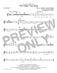 til I Hear You Sing von Andrew Lloyd Webber (Download) 