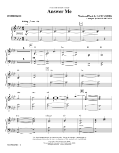 Answer Me von David Yazbek (Download) 