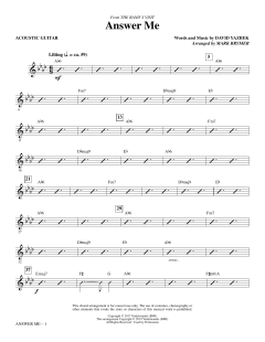 Answer Me von David Yazbek (Download) 