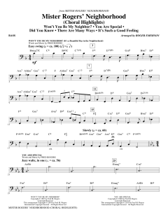 Mister Rogers' Neighborhood (Choral Highlights) von Fred Rogers (Download) 