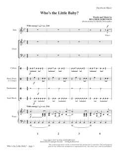 Who's the Little Baby? von Heather Sorenson (Download) 