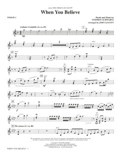 When You Believe von Stephen L. Schwartz (Download) 