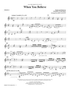 When You Believe von Stephen L. Schwartz (Download) 