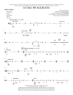 A Call to Alleluia von Joseph M. Martin (Download) 