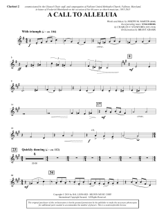 A Call to Alleluia von Joseph M. Martin (Download) 