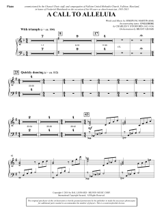 A Call to Alleluia von Joseph M. Martin (Download) 