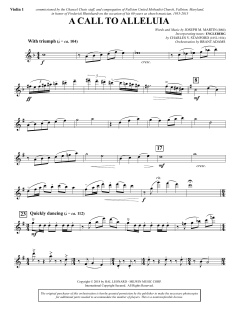 A Call to Alleluia von Joseph M. Martin (Download) 