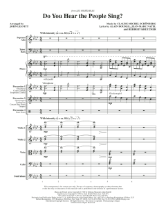 Do You Hear the People Sing? von Alain Boublil (Download) 