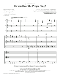 Do You Hear the People Sing? von Alain Boublil (Download) 