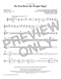 Do You Hear the People Sing? von Alain Boublil (Download) 