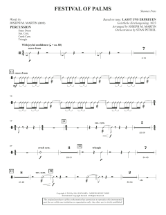 Festival of Palms (Download) 