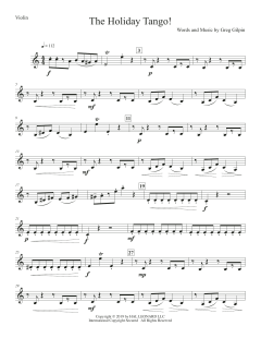 The Holiday Tango von Greg Gilpin (Download) 