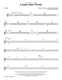 Louder Than Words von Jonathan Larson (Download) 