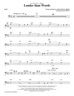 Louder Than Words von Jonathan Larson (Download) 