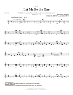 Let Me Be The One von Jack Zaino (Download) 