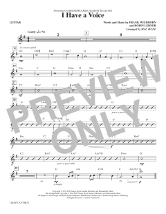 I Have a Voice von Frank Wildhorn (Download) 