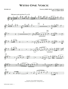 With One Voice von Kirby Shaw (Download) 