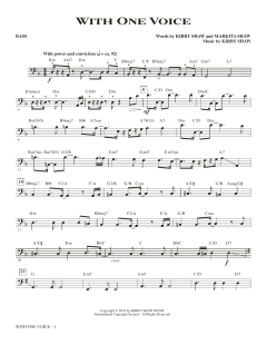 With One Voice von Kirby Shaw (Download) 