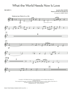 What the World Needs Now Is Love von Burt Bacharach (Download) 