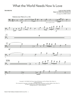 What the World Needs Now Is Love von Burt Bacharach (Download) 