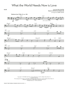 What the World Needs Now Is Love von Burt Bacharach (Download) 