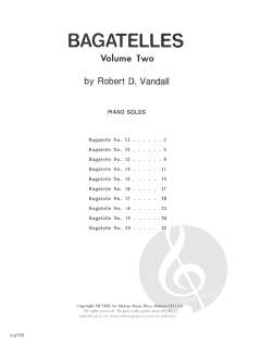 Bagatelles Vol. 2 von Robert D. Vandall 
