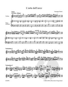 L'arte dell'arco von Giuseppe Tartini 