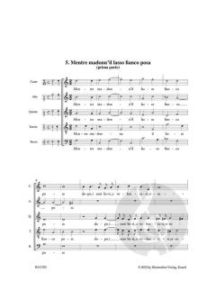 Mentre madonn’il lasso fianco posa (prima parte) - Ahi, troppo saggia nell’errar, felice (seconda parte) von Carlo Gesualdo (Download) 