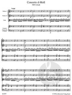 Concerto a quattro TWV 43:d 4 (Georg Philipp Telemann) 