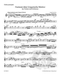 Fantasie über Ungarische Motive - Fantasie über Irische [Schottische] Motive von Joseph Joachim (Download) 