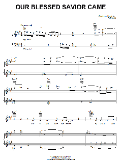 Our Blessed Savior Came von Carman (Download) 