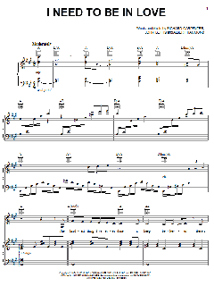 I Need To Be In Love von John Bettis (Download) 