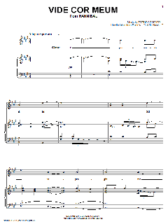 Vide Cor Meum von Dante's "La Vita Nuova" (Download) 