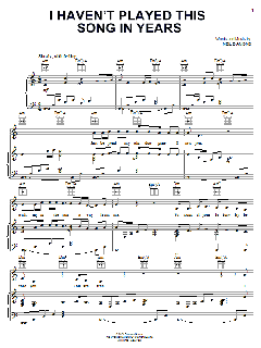 I Haven't Played This Song In Years von Neil Diamond (Download) 