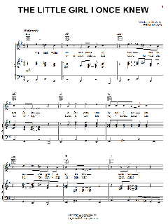 The Little Girl I Once Knew von Brian Wilson (Download) 