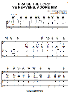 Praise The Lord! Ye Heavens, Adore Him von Edward Osler (Download) 